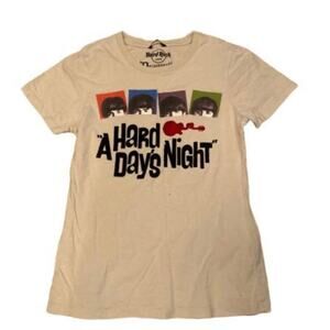 The Beatles Women’s MD Dragon Fly Hard Rock “Hard Days Night” Graphic T-shirt